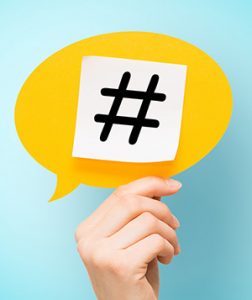 Avoid using too many hashtags
