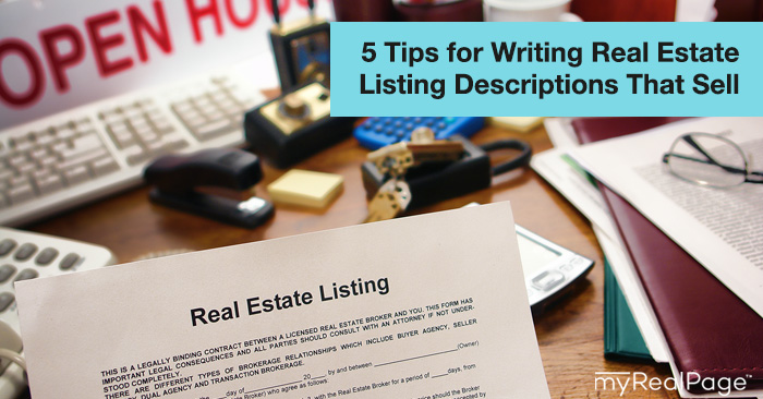 5 Tips for Writing Real Estate Listing Descriptions That Sell