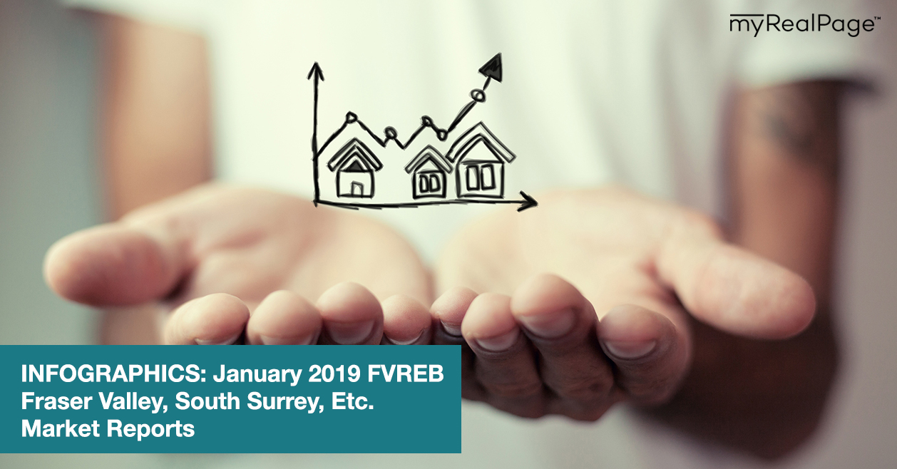 INFOGRAPHICS: January 2019 FVREB Fraser Valley, South Surrey, Etc. Market Reports