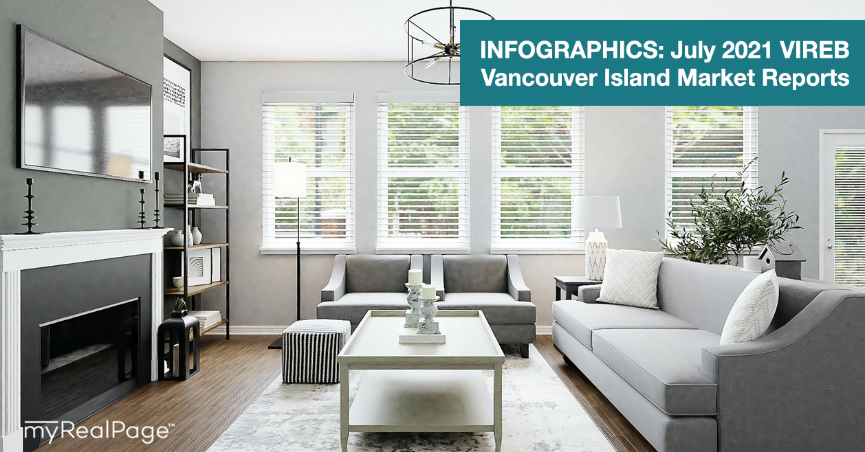 INFOGRAPHICS: July 2021 VIREB Vancouver Island Market Reports