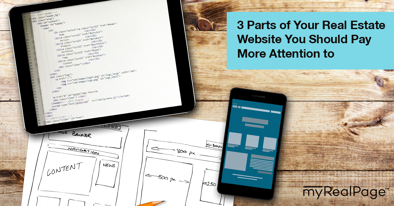 3 Parts of Your Real Estate Website You Should Pay More Attention to