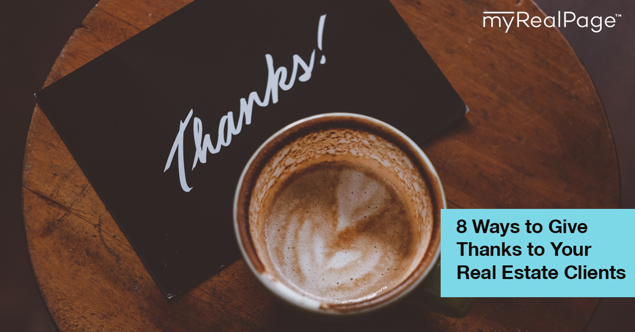 8 Ways to Give Thanks to Your Real Estate Clients