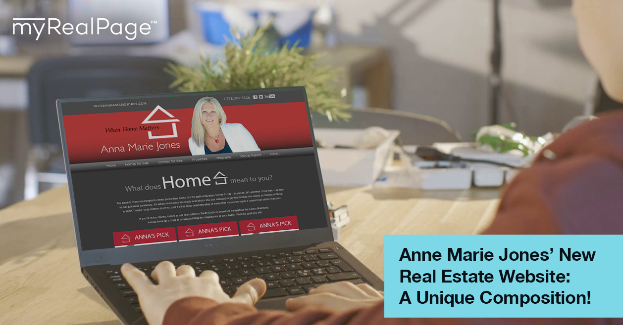 Anne Marie Jones’ New Real Estate Website: A Unique Composition!