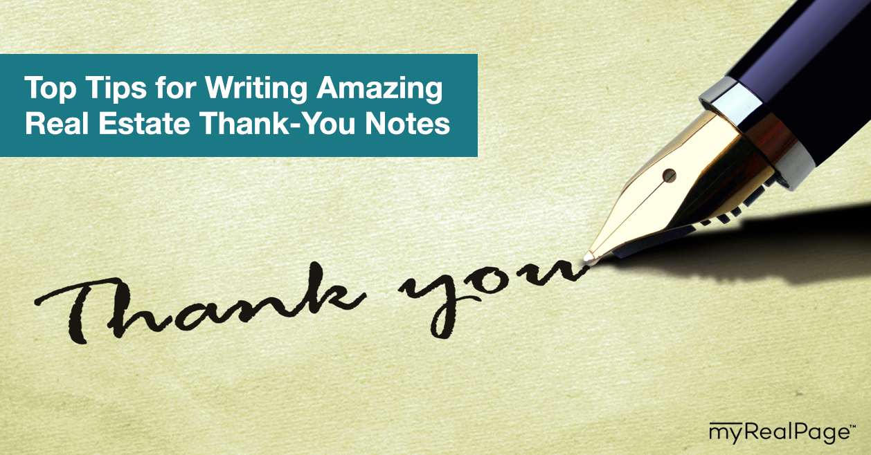 Top Tips for Writing Amazing Real Estate Thank-You Notes