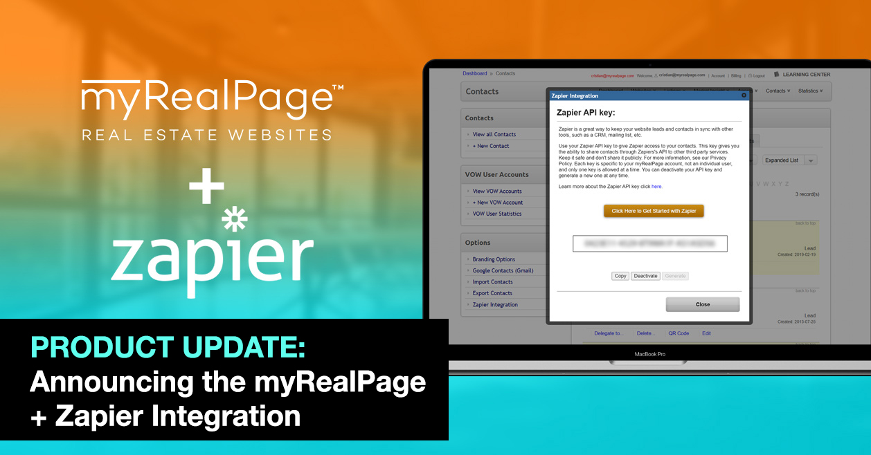 PRODUCT UPDATE: Announcing the myRealPage + Zapier Integration