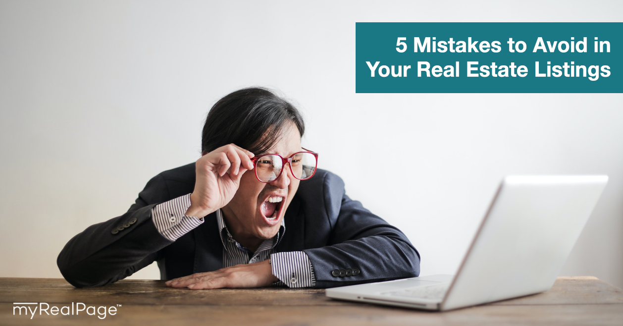 5 Mistakes to Avoid in Your Real Estate Listings