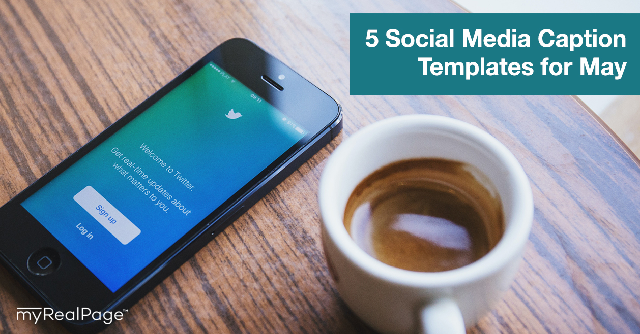 5 Social Media Caption Templates for May