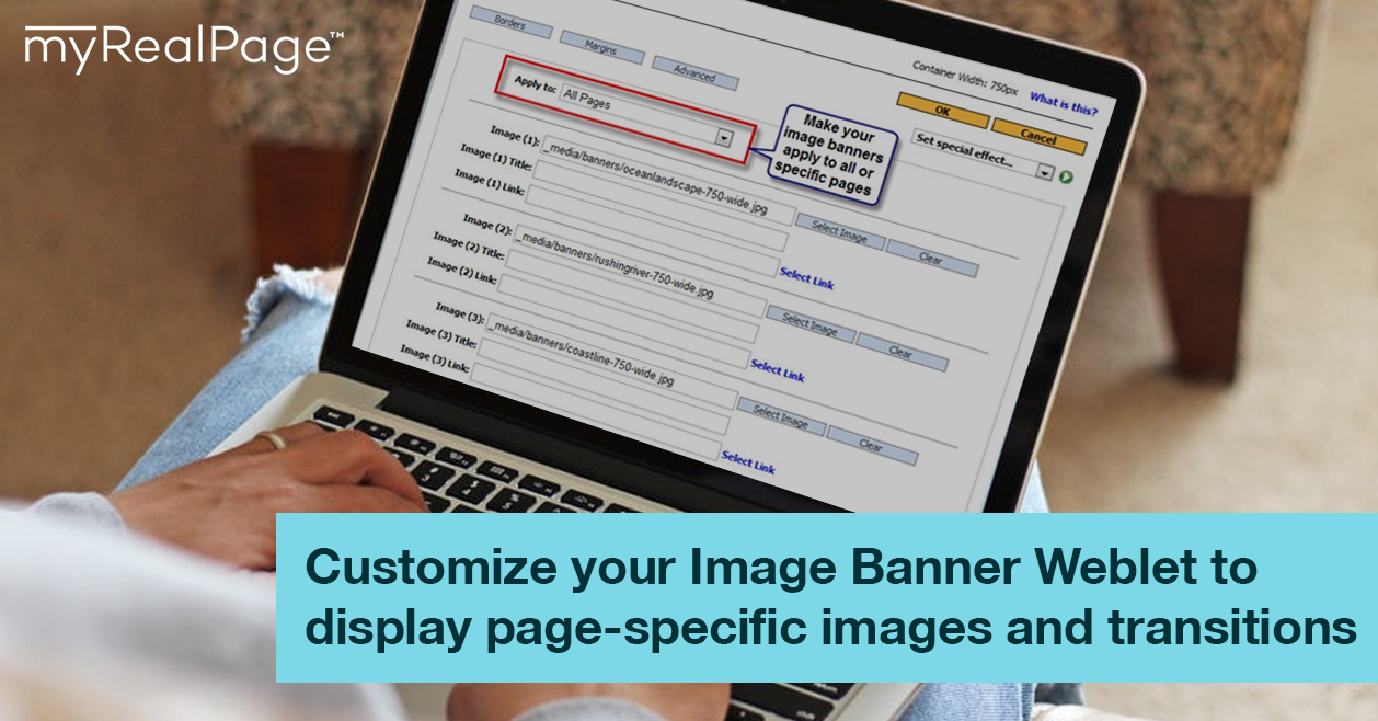 Customize Your Image Banner Weblet To Display Page-Specific Images And Transitions