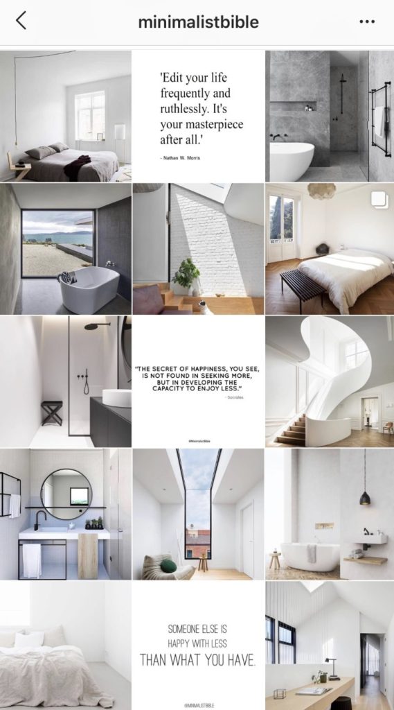 Instagram Photos grid feed example