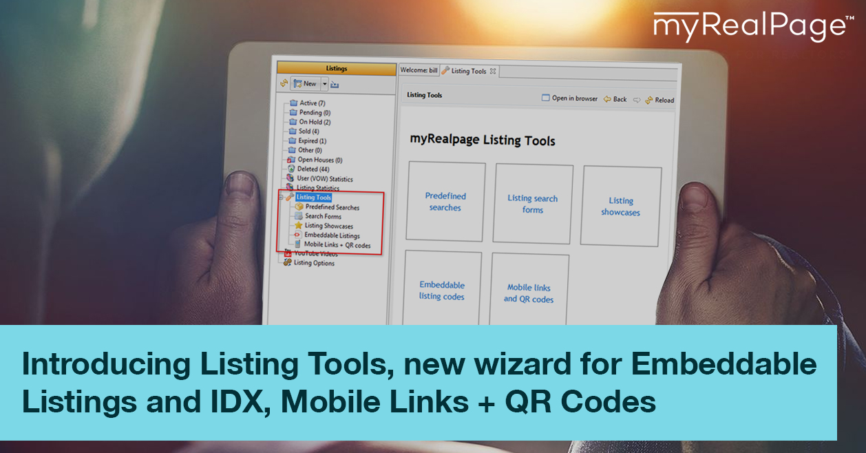 Introducing Listing Tools, New Wizard For Embeddable Listings And IDX, Mobile Links + QR Codes