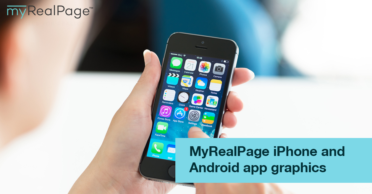 MyRealPage iPhone and Android app graphics