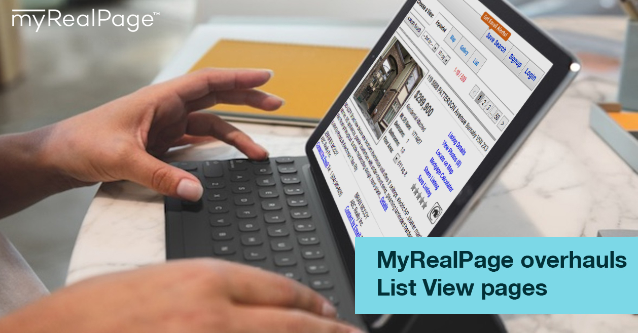MyRealPage overhauls List View pages