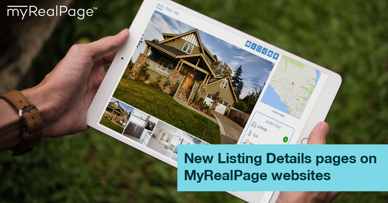 New Listing Details Pages On MyRealPage Websites