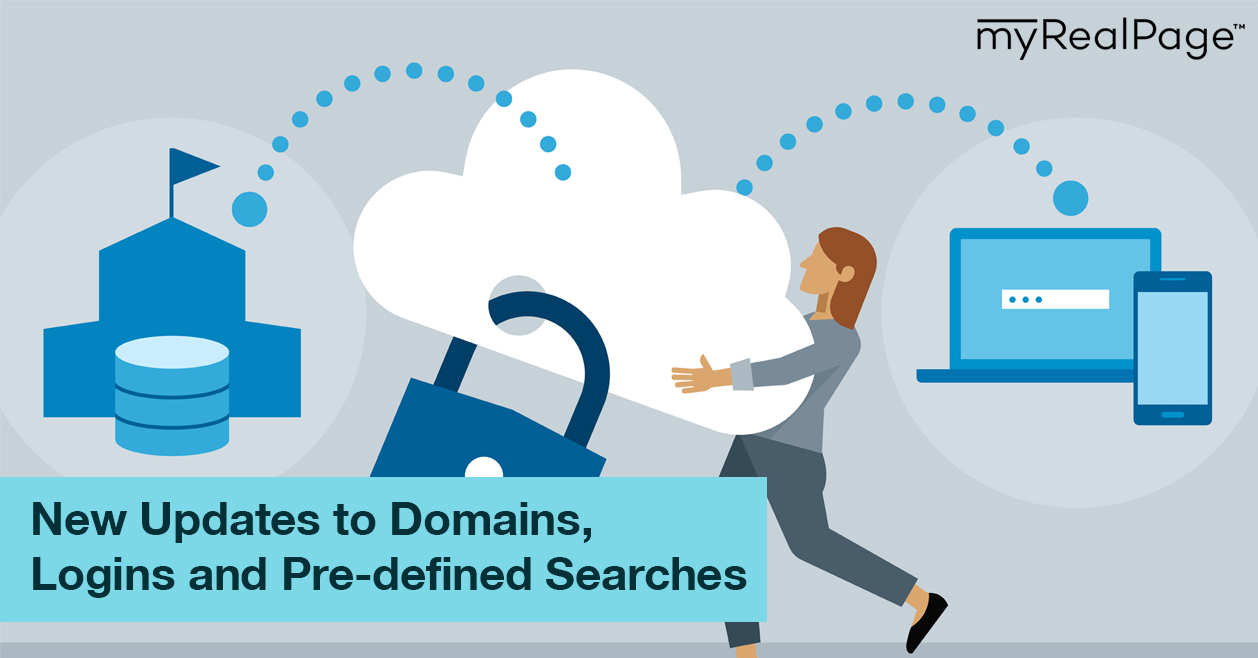 New Updates to Domains, Logins and Pre-defined Searches