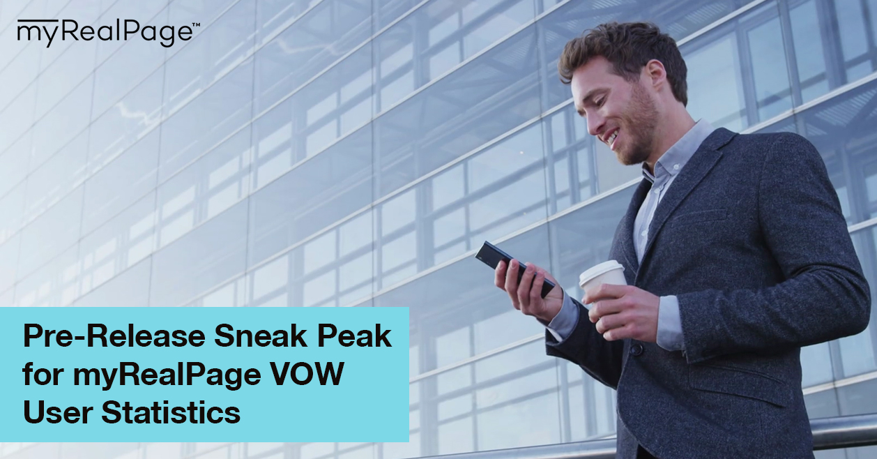Pre-Release Sneak Peak for myRealPage VOW User Statistics