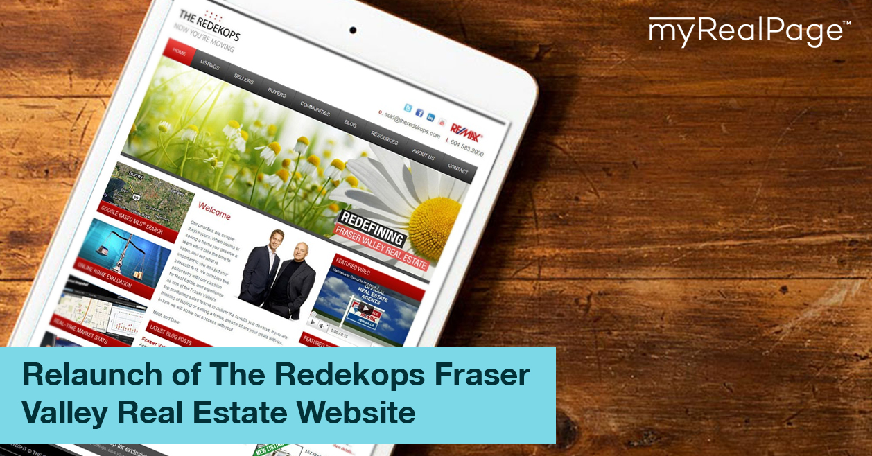 Relaunch of The Redekops Fraser Valley Real Estate Website