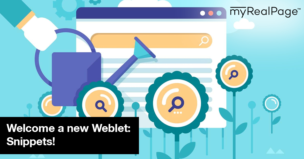 Welcome a new Weblet: Snippets!