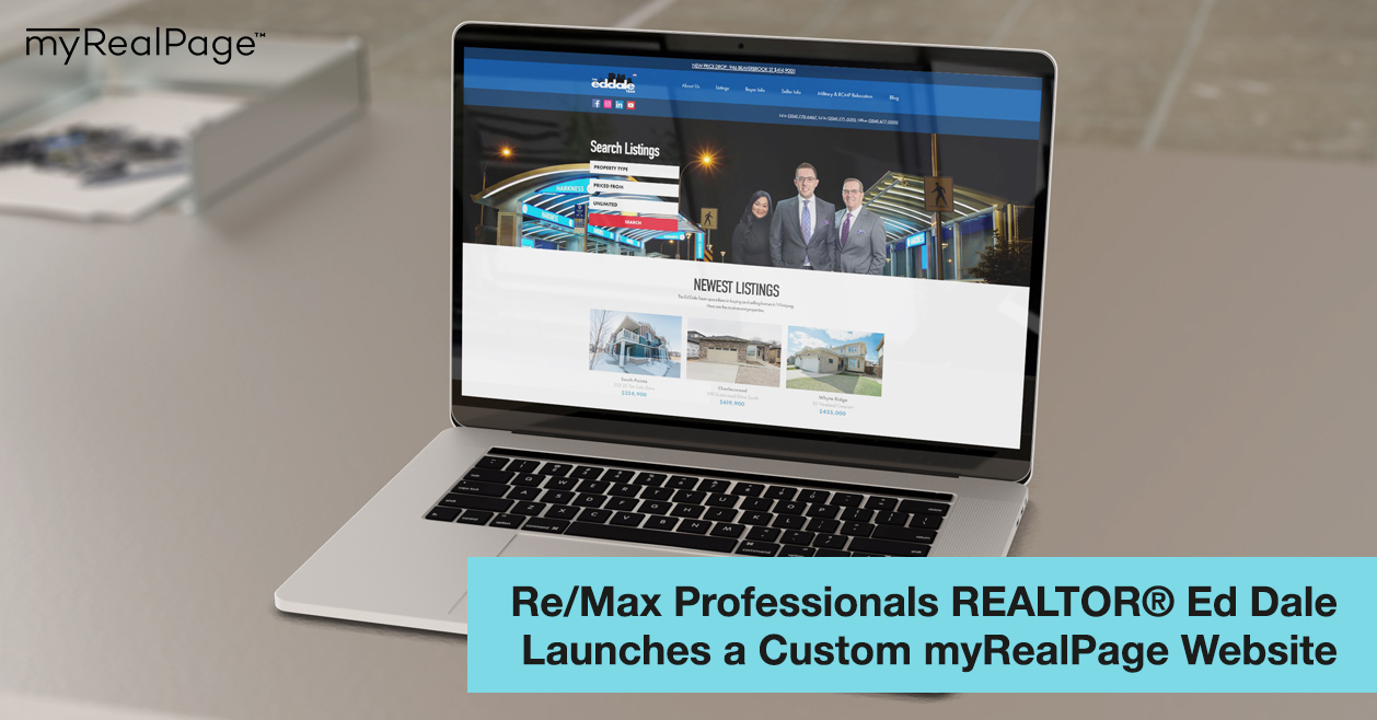 Re/Max Professionals REALTOR® Ed Dale Launches a Custom myRealPage Website