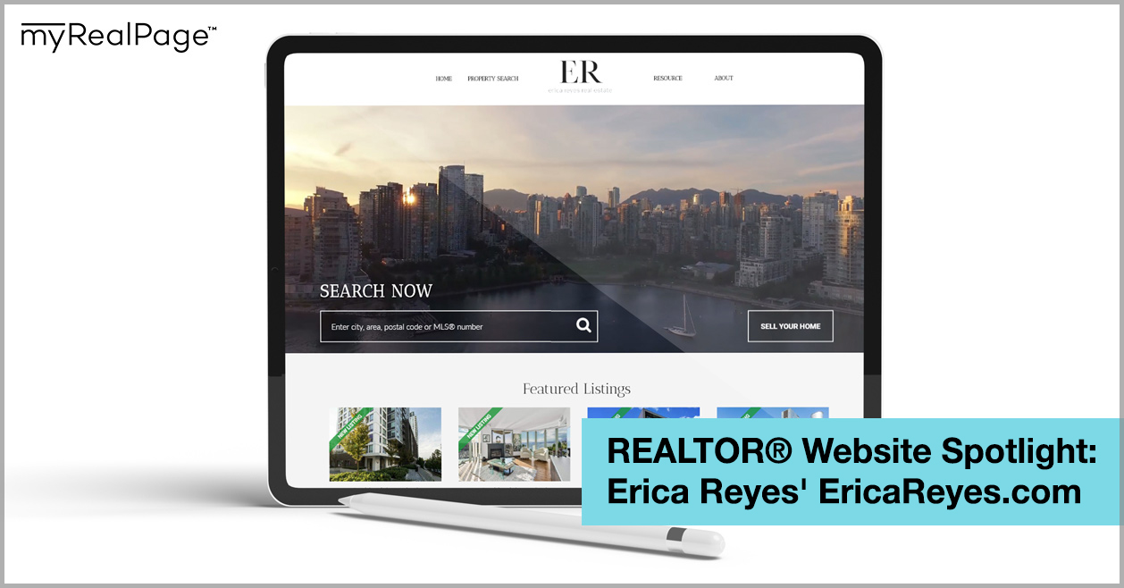 REALTOR® Website Spotlight - Erica Reyes' EricaReyes.com