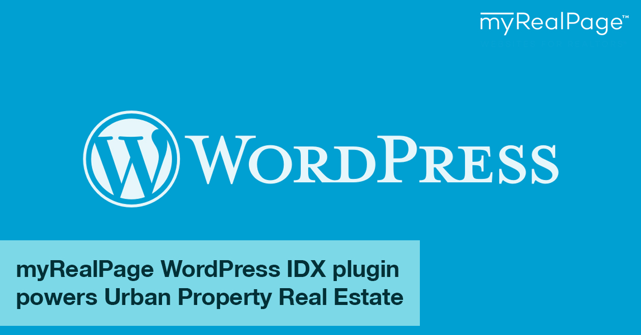 myRealPage Wordpress IDX plugin powers Urban Property Real Estate