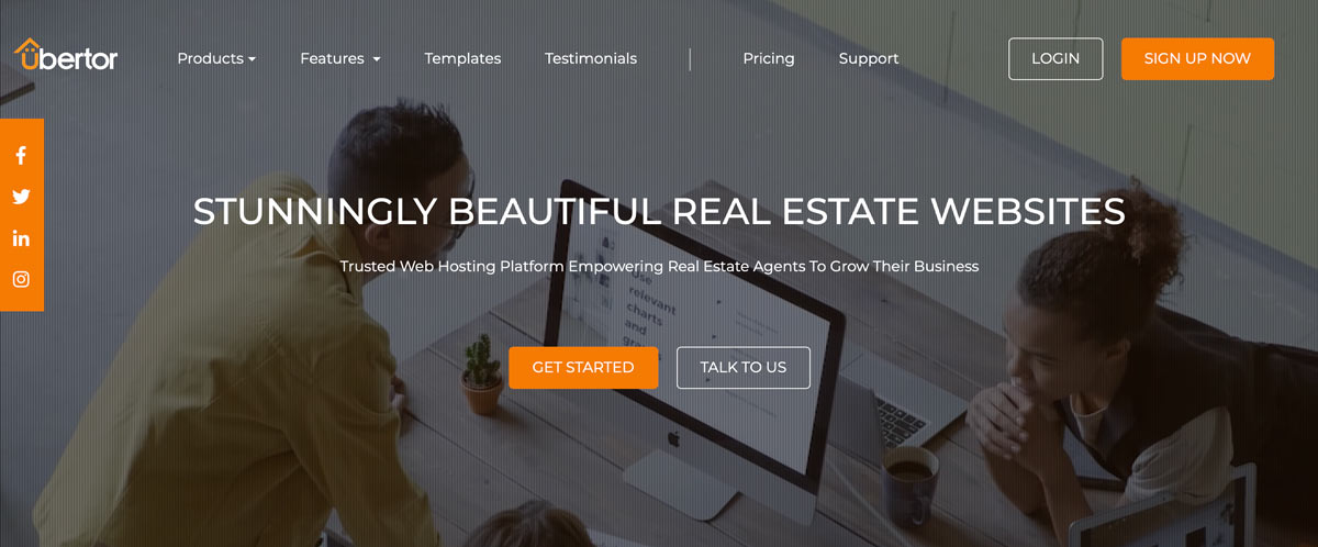 ubertor real estate websites